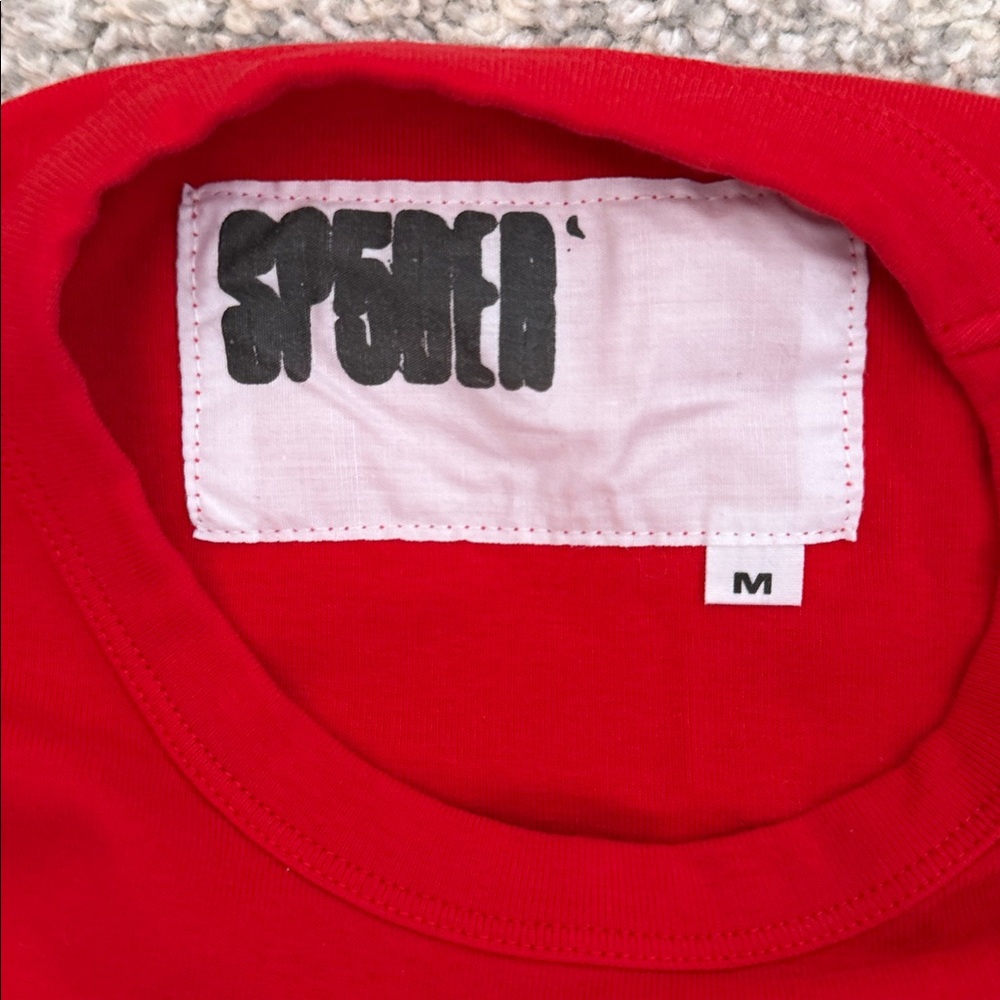 SP5DER Western Logo Women’s Baby Tee - Picture 3 of 3
